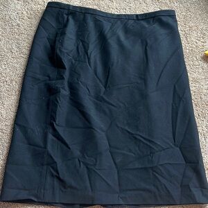 Black pencil skirt